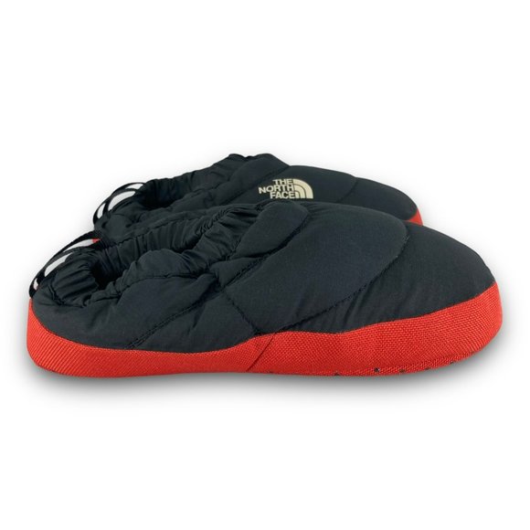 The North Face Nupste Tent Mule II Slippers 4501341404 Black Red Youth 12-1.5 - Picture 3 of 9